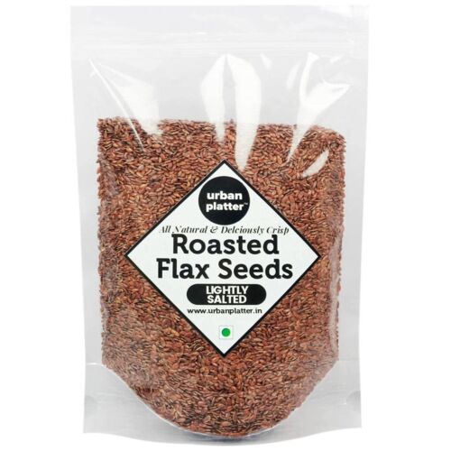 Urban Platter Roasted Salted Flax Seeds 1kg (Alsi, Heart-Healthy, Crisp, Nutty) - Picture 1 of 5