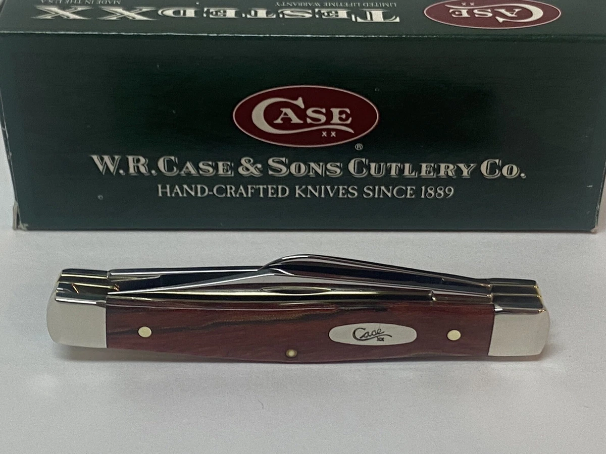 2007 Case XX 7344 SS Orange Curly Zebra Wood Medium Stockman