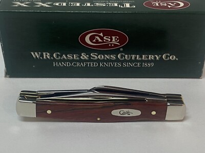 2007 Case XX 7344 SS Orange Curly Zebra Wood Medium Stockman