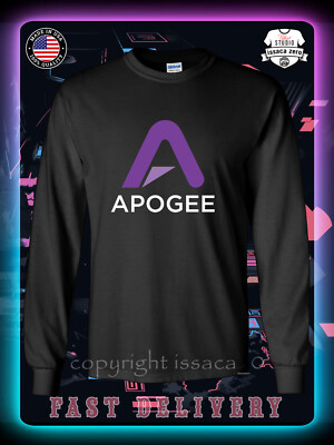 New Apogee Electronics Logo Men's Long Sleeve T-Shirt American issaca Tees
