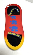 Build A Bear Skateboard Accessory Fire Orange Red Yellow Flames BAB 10x4&rdquo;