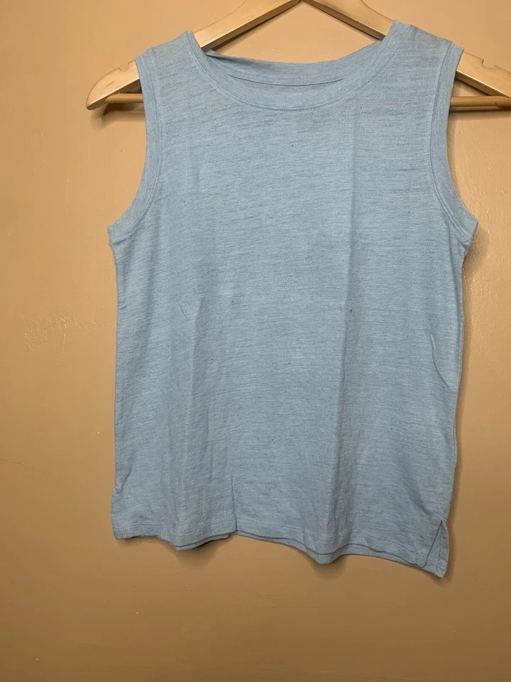 Camiseta Gap Niñas Talla XXL Cuello Redondo Azul Sin Mangas  Foto 4 de 4