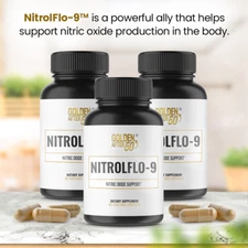 Golden After 50 NitrolFlo-9: Nitric Oxide Supplement