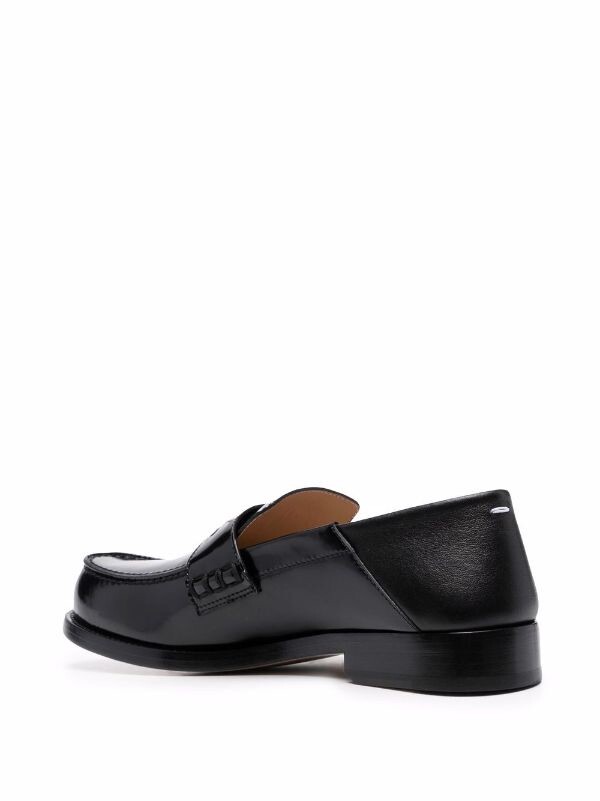 $990 Maison Margiela Classic Four Stitches Shoes Loafers EU