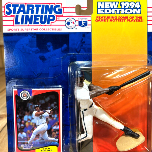 1994 SLU Starting Lineup MLB - Cecil Fielder Detroit Tigers - Figure & Card