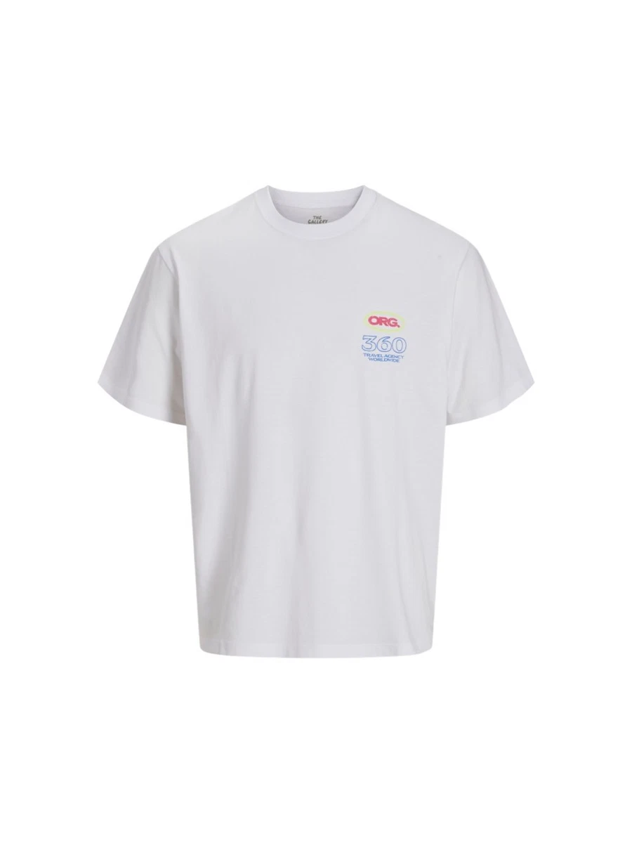 Jack Jones Tshirts Homme De Couleur Blanc 2249401-blanc0 - Modz