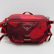 Osprey Seral Red Hydration Waist Fanny Pack Outdoors Hiking No Bladder