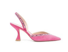 Stuart Weitzman Gemcut XCurve 85mm slingback pumps Sz 8