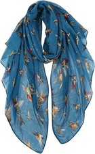 Hummingbird Scarf for Women Light Neck Wrap Big Shawl for Bird Lover Gifts Cl...