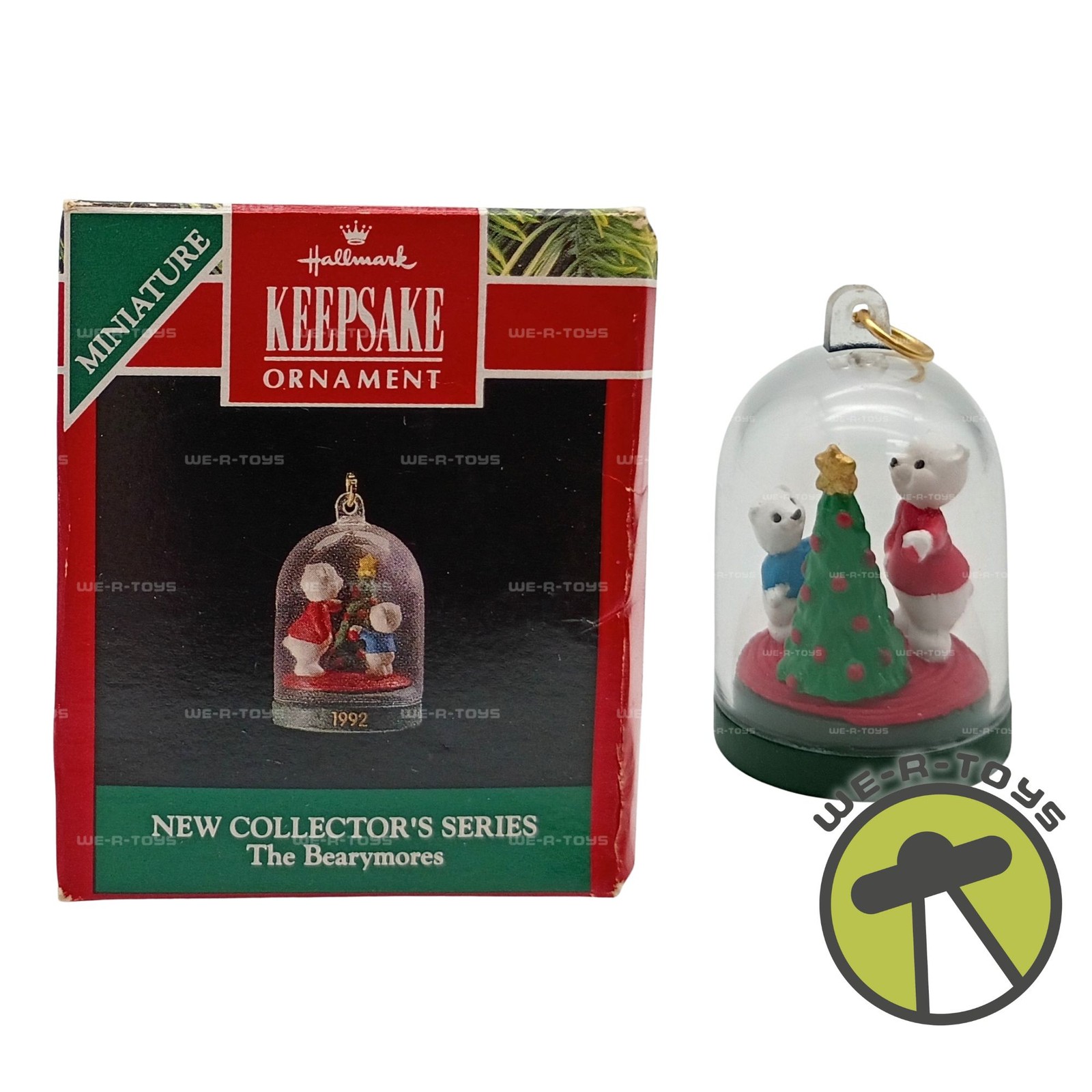 The Bearymores Miniature Hallmark Keepsake Ornament 1992 New QXM5544