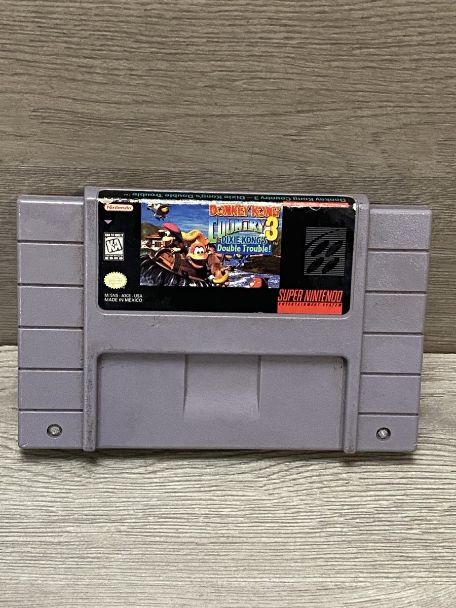 Donkey Kong Country 3: Dixie Kong's Double Trouble (Super Nintendo), Cart  Only