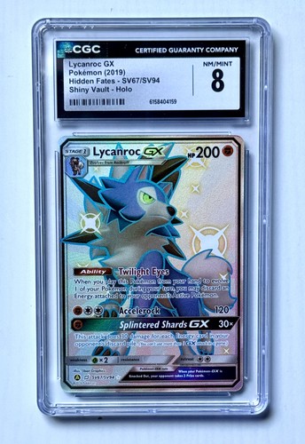 Lycanroc-GX graded CGC 8 for sale on eBay