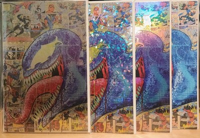 Venom#1 SET Collage Compendium Signed, Kyle Willis, 1/10 1/20 1/40 1/50