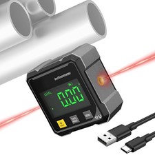 1Pc 4-Side Magnetic Digital Angle Gauge, Digital Angle Finder, Cube Inclinometer