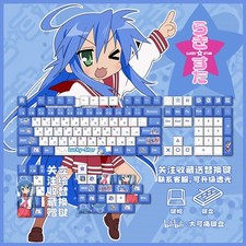 Anime Lucky Star Izumi Konata Keycaps For Mechanical Keyboard Full Set Gifts