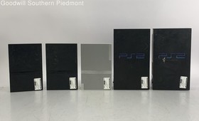 Lot of 5 Sony PlayStation 2 PS2 Video Game Consoles - For Parts or Repair