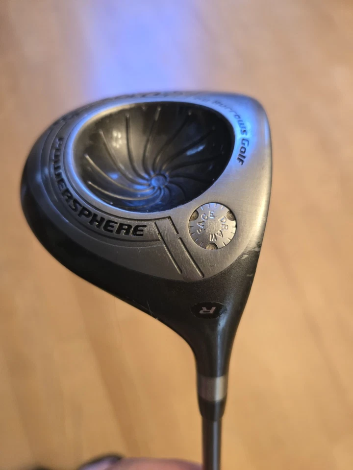 Controlador Burrows Golf Mac Powersphere Hotface 10,5° cara caliente con Mac Grafalloy diestro Foto 2 de 4