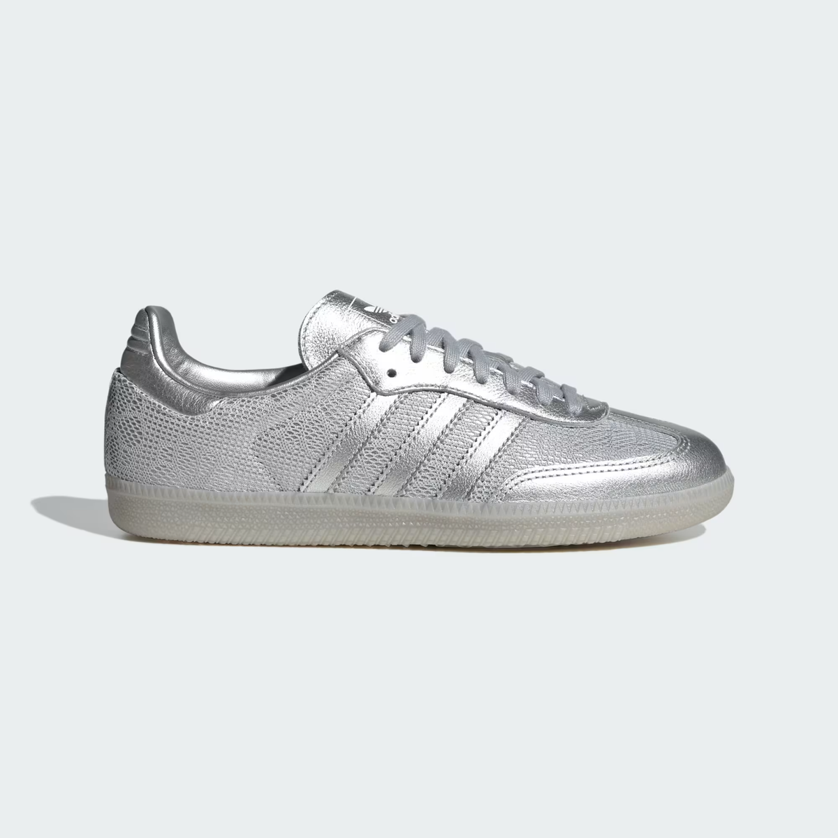 adidas SAMBA OG for Japan LA2687 Silver Metallic Men's Size Custom
