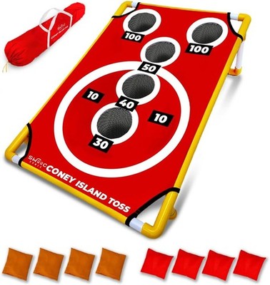SWOOC Games - Coney Island Toss  - Arcade Style Cornhole Board Set