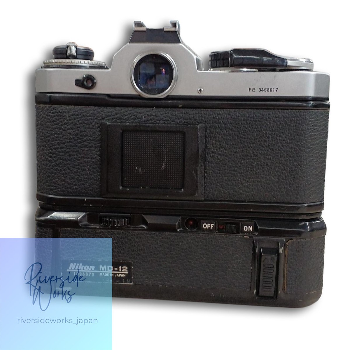 NIKON FE Film Camera with MD-12 Motor Drive Included | eBay