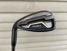 Left Handed Tommy Armour 845 Black Pitching Wedge w/ Steel Uniflex Shaft