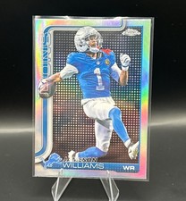 2025 Topps Chrome NFL Jameson Williams Light Board Case Hit