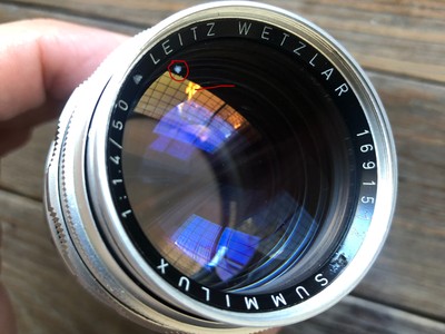 Leica Leitz Summilux 50mm F1.4 Lens chrome V1 LTM L39 11014 SOWGE
