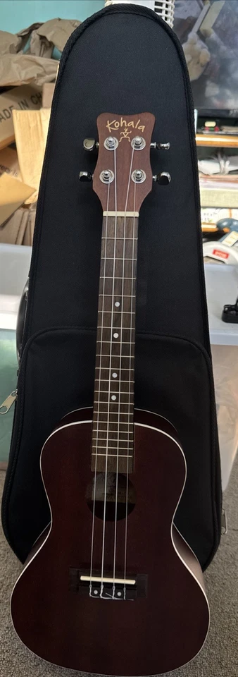 Kohala Akamai Series AK-C Concert Size Acoustic Ukulele W/Hard Case & Tuner - Image 2 of 4