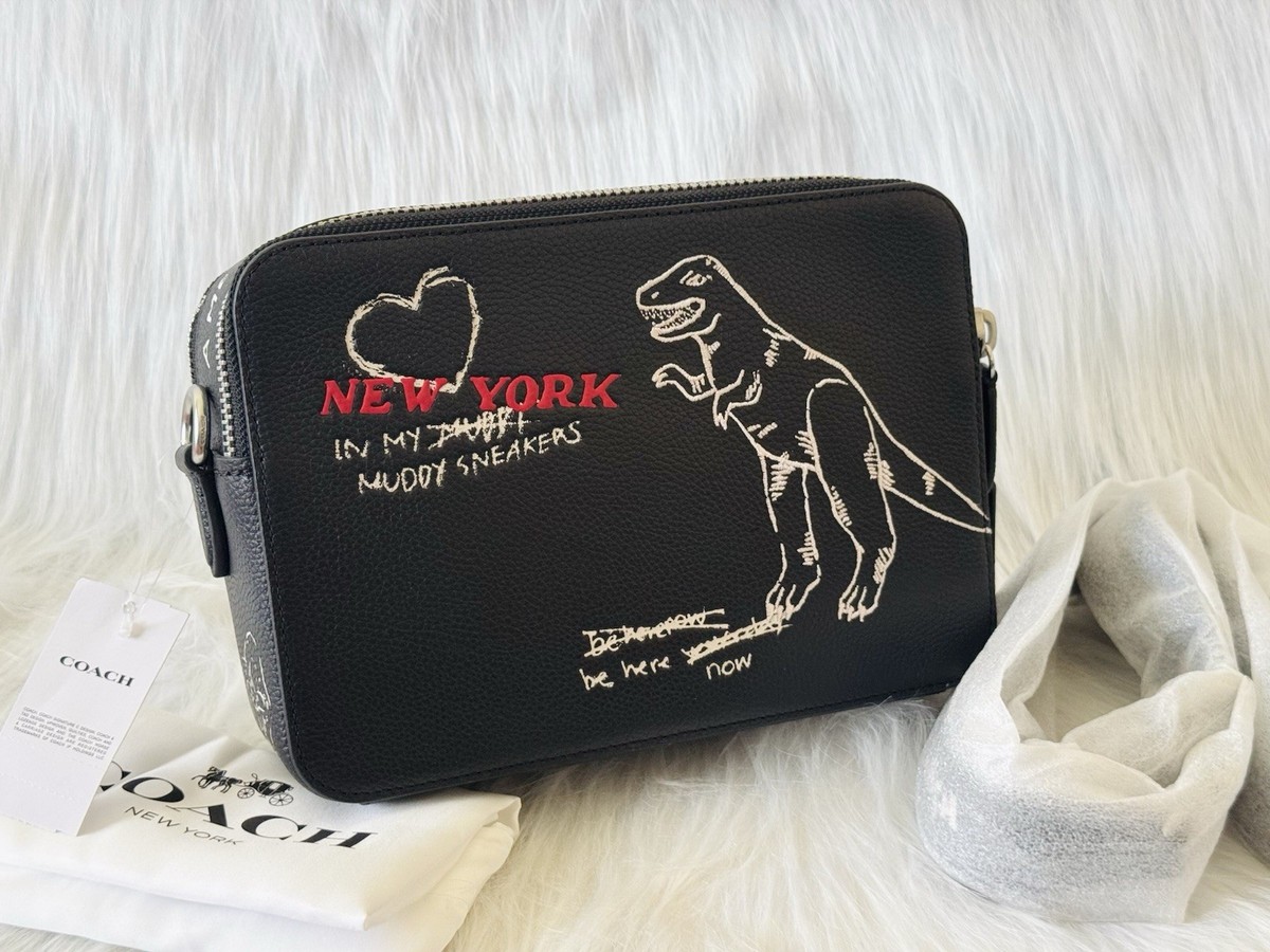 NWT Coach Charter Crossbody Bag 24 With Sketch Print CAK20 In