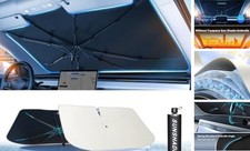 Car Windshield Sun Shade Umbrella - Nano-Ice-Crystal Coatings Protect Car