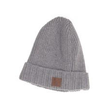 FCN, Beanie-Mütze, Größe: ONE SIZE, Acryl, Grau, Unisex (Erwachsene) #RZx
