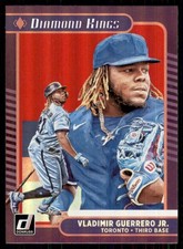 2021 Donruss Diamond Kings Holo Red #3 Vladimir Guerrero Jr. Blue Jays