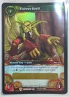 Vicious Grell Crown Loot 1/3 *UNSCRATCHED* World Of Warcraft Loot Card LP