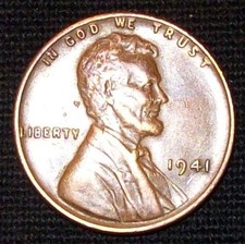 1941 1C BN Lincoln Cent