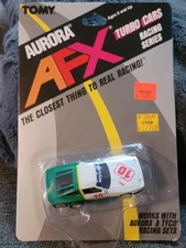 Vintage Tomy Aurora AFX 1986/87 Nissan 240SX #10 H.O. Slot Car NOS Carded!
