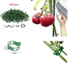 400 clip per serre e giardino da innesto ortaggi crescita rami supporto piante