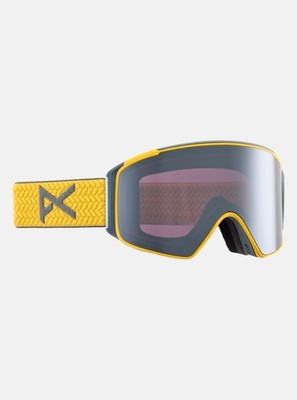 Anon Schneebrille M4S Cylindrical Goggles + Ersatzglas und Maske Golden / Percei