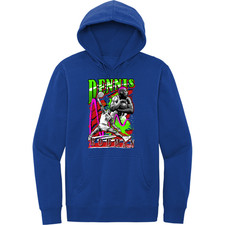 NEW RETRO KINGS THE WORM 90s DEEP ROYAL Hoodie SMALL-4XLARGE MADE IN USA