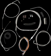 LA Chopper SS Beach Handlebar Controls Kit wo ABS Heritage Softail 96