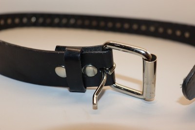 Hot Topic Leather Bullet Belt Sz 40 Black Unisex Y2K Grunge Goth