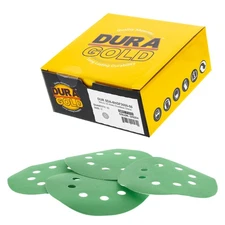 50PK - 3000 Grit - 5" Green Film Sanding Discs - 8-Hole Hook Loop DA Sander