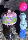 Avon Vtg Tiffany Lamp Sonnet Col.  Glass And  Fly A Balloon Moonwind Cologne