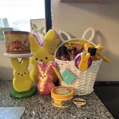 Bath & Body Works Peeps Bunny set little girl/teen Easter basket 