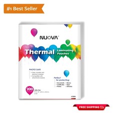 Versatile Laminating Pouches, 9" x 11.5", Perfect for Home  Office Use