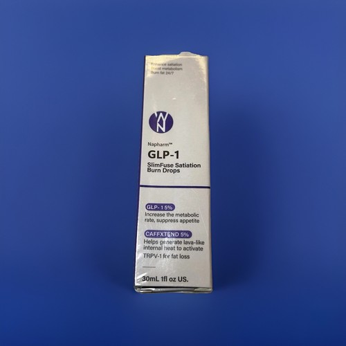 Napharm GLP-1 SlimFuse Satiation Burn Drops, 30ml, New Weight Loss