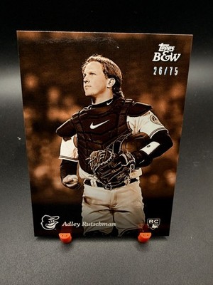 ADLEY RUTSCHMAN 2023 Topps BLACK & WHITE #22 Orioles Rookie SEPIA FILTER /75 RC!