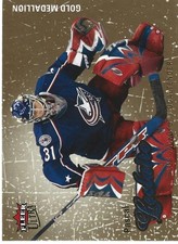 2008-09 Fleer Ultra - Pascal Leclaire #132 Gold Medallion Columbus Blue Jackets