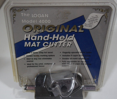 Logan Mat Cutter Model 4000 Original Hand-Held Mat Cutter Open Box