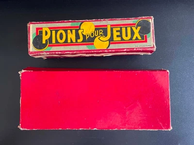 COLLECTION ACCESSOIRES JEUX ANCIENS PIONS JETONS A JOUER PETITS DES - Photo 1/4
