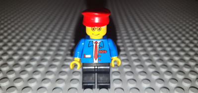 Lego Figur trn062 aus System 4560 4561 Eisenbahn Zug Train Shuttle Express 9V